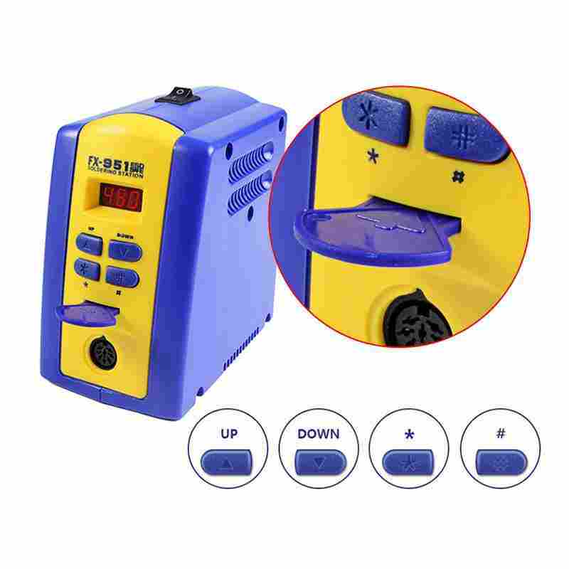 Digital Soldering Station T12 - ดิจิตอล FX951 75W สถานีบัดกรี FX-951 High