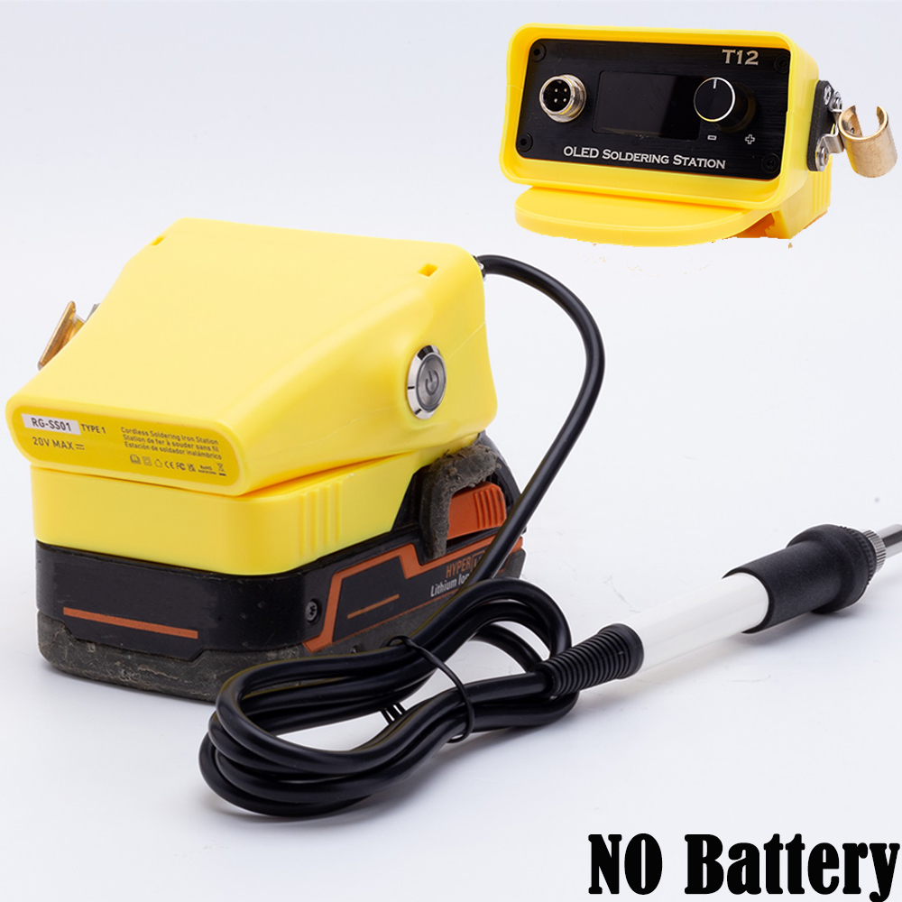 Digital Soldering Station T12 - Digital T12 หัวแร้งบัดกรีไร้สายสําหรับ RIDGID AEG 18V