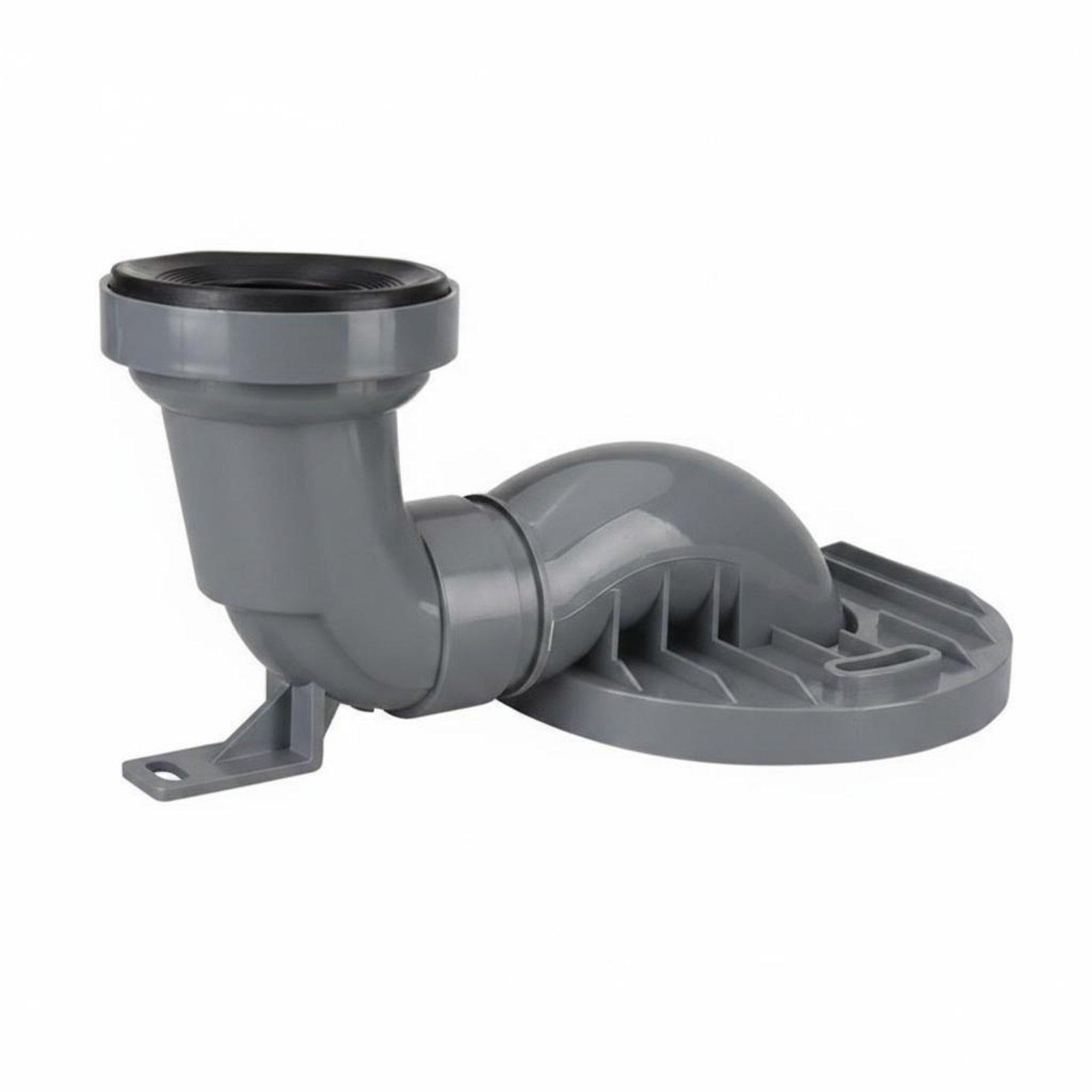 Plumbing - ข้อต่อท่อน้ำทิ้งแบบออฟเซ็ตสำหรับสุขภัณฑ์ อุปกรณ์ติดตั้งป้องกันการรั่วซึมสำหรับชุดสุขภัณฑ์ครบชุด ระบบประปาห้องน้ำ