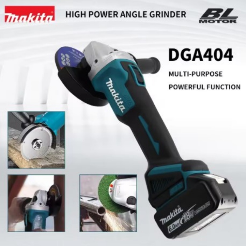 Brushless Angle Grinder Battery Powered - เครื่องเจียรไฟฟ้าไร้แปรงถ่าน Makita DGA404 ขนาด 125 มม./100