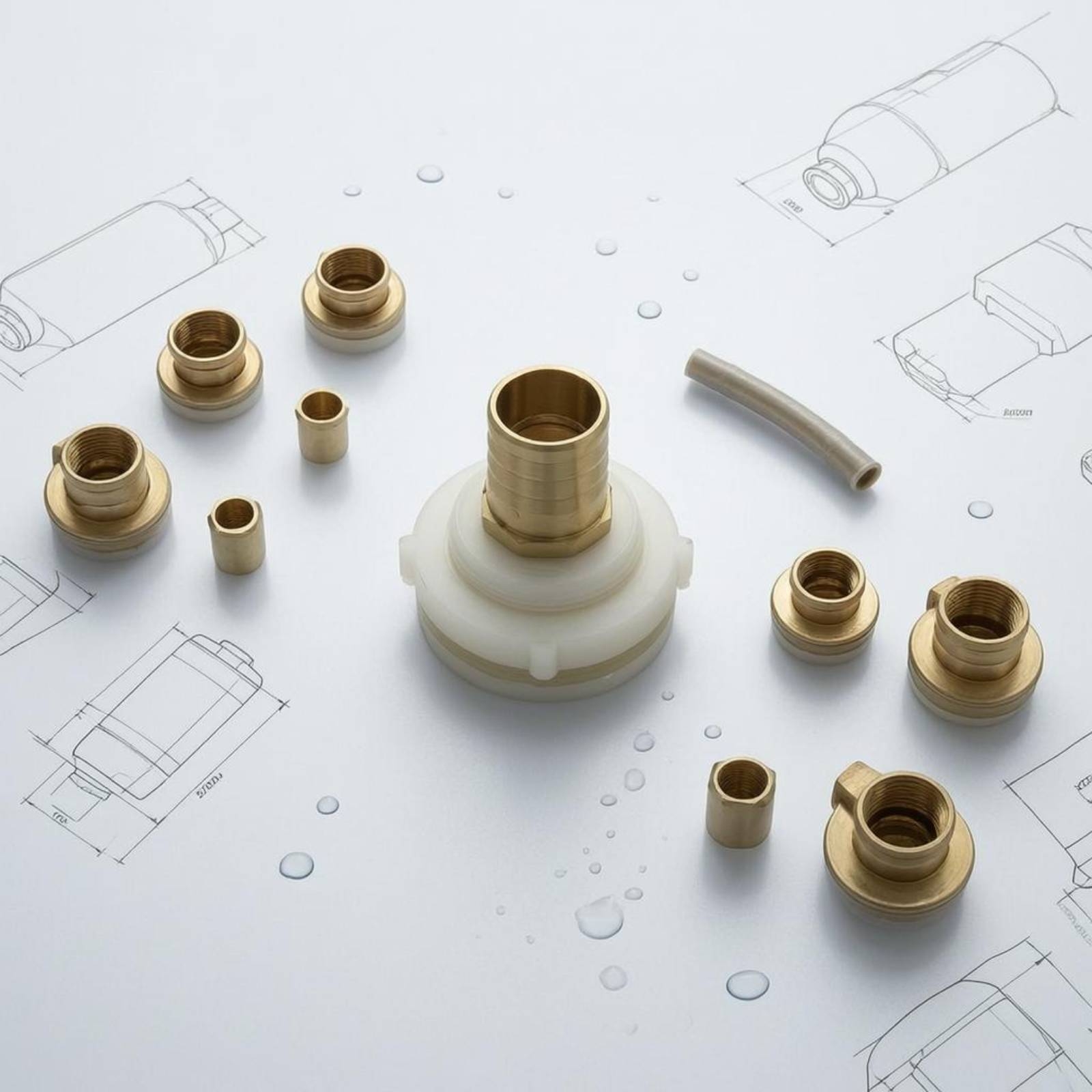 ข้อต่อถังเก็บน้ำ RV ข้อต่อสายย - Plumbing บทวิจารณ์และราคา