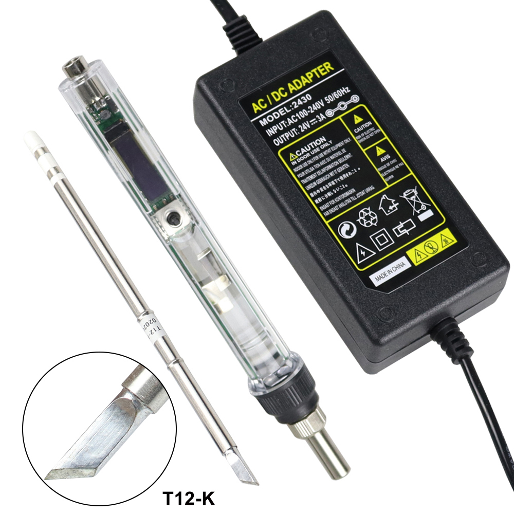 T12 ไฟฟ้าชุดบัดกรี DC 12-24V 7 - Digital Soldering Station T12 บทวิจารณ์และราคา