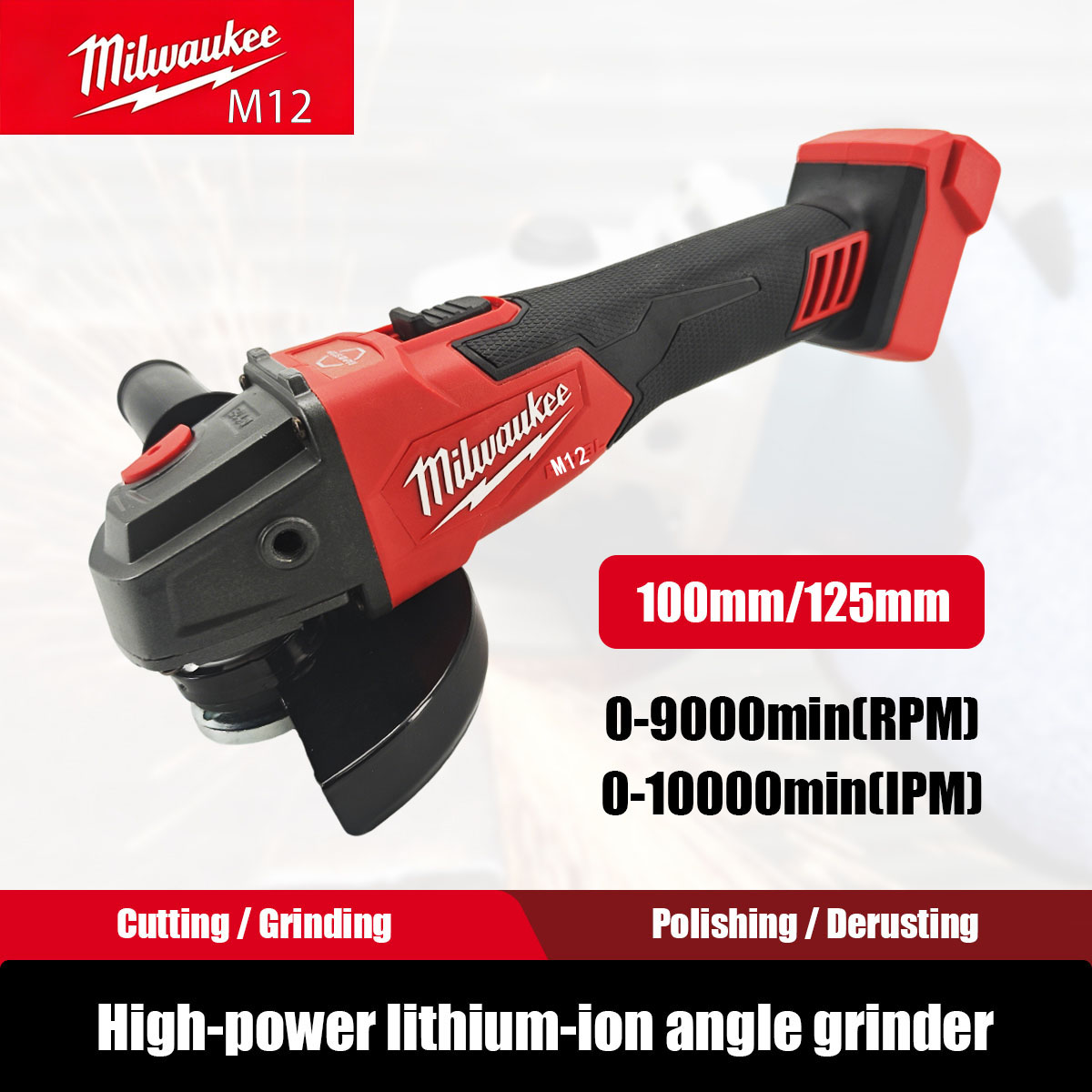 เครื่องเจียรไร้สาย Milwaukee M - Brushless Angle Grinder Battery Powered บทวิจารณ์และราคา