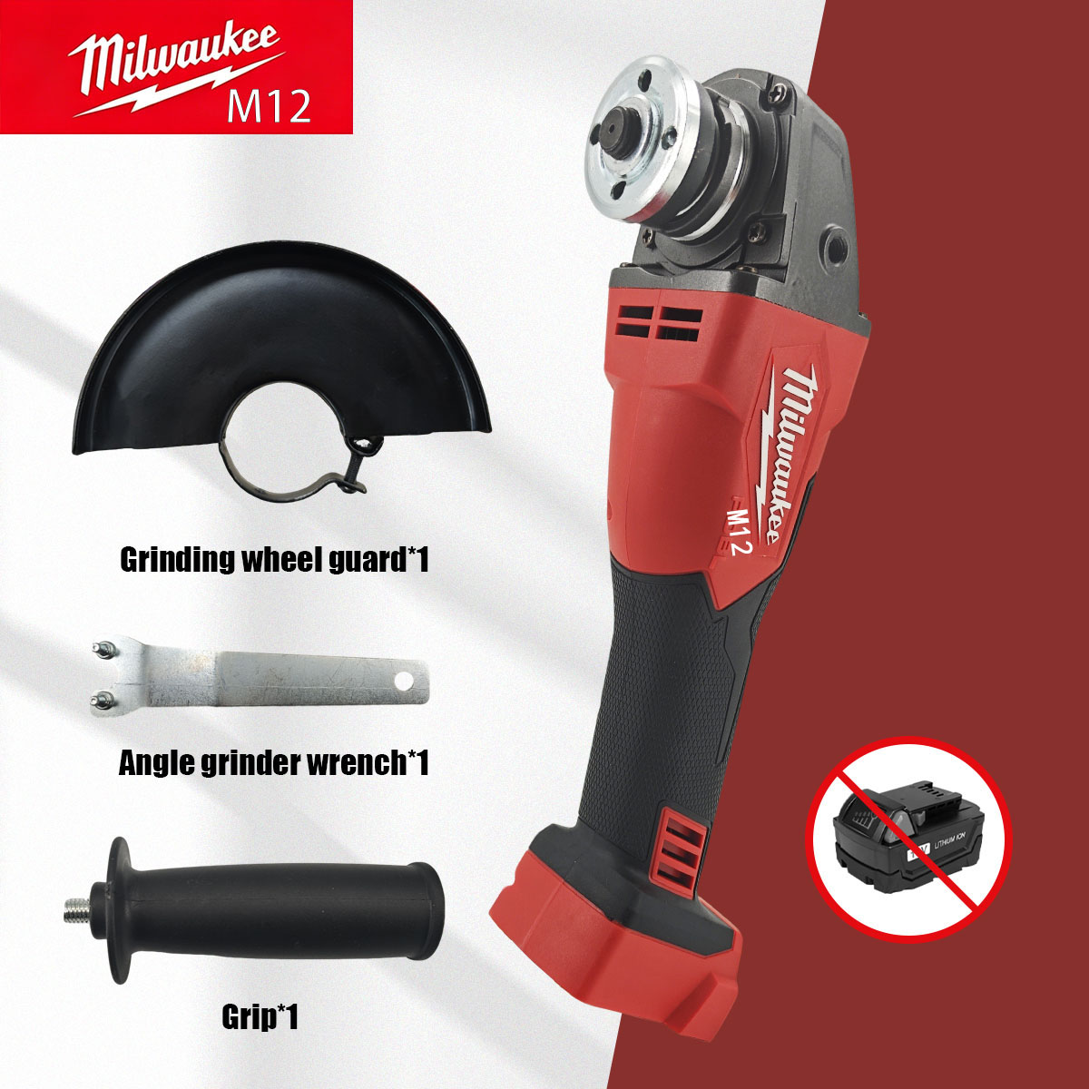 เครื่องเจียรไร้สาย Milwaukee M - Brushless Angle Grinder Battery Powered บทวิจารณ์และราคา