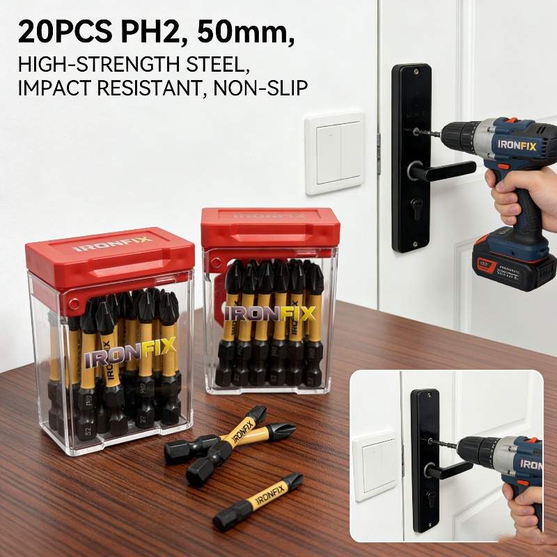 ชุดดอกไขควง PH2 20 ชิ้น ทนทาน  - Hardware บทวิจารณ์และราคา