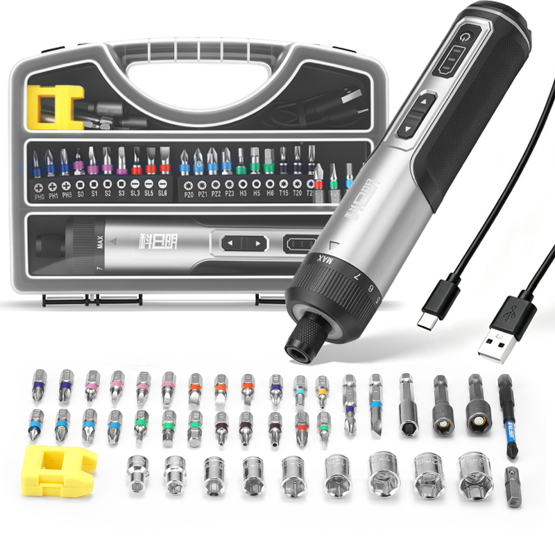 ชุดไขควงไฟฟ้าไร้สาย ปรับแรงบิด - Electric Screwdriver Rechargeable Usb บทวิจารณ์และราคา