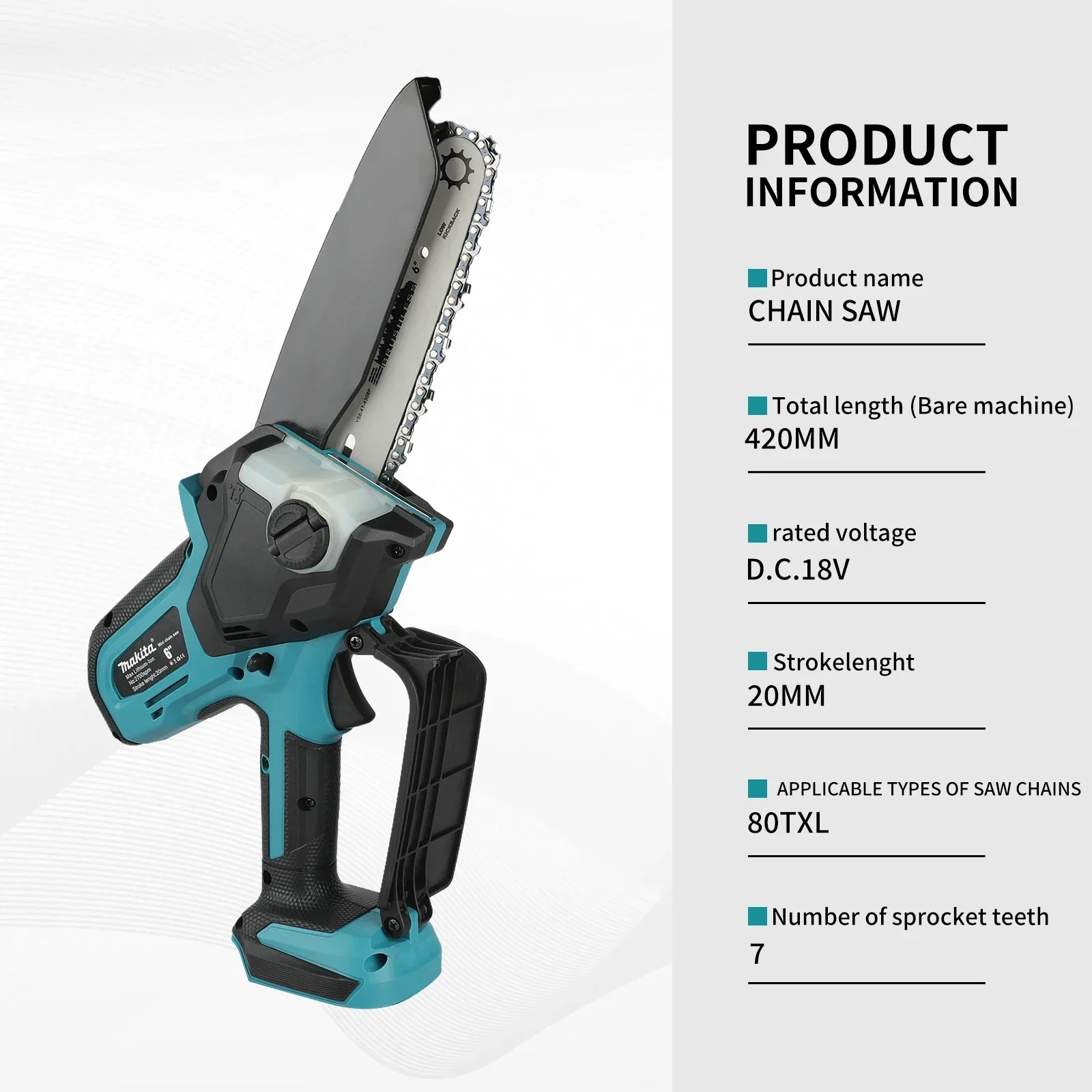 เลื่อยโซ่ไฟฟ้า Makita UC286 ขน - Mini Electric Chainsaw 6 Inch บทวิจารณ์และราคา