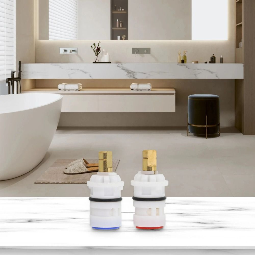 ตลับก๊อกน้ำ ABS ทนทาน สีขาว สำ - Plumbing บทวิจารณ์และราคา