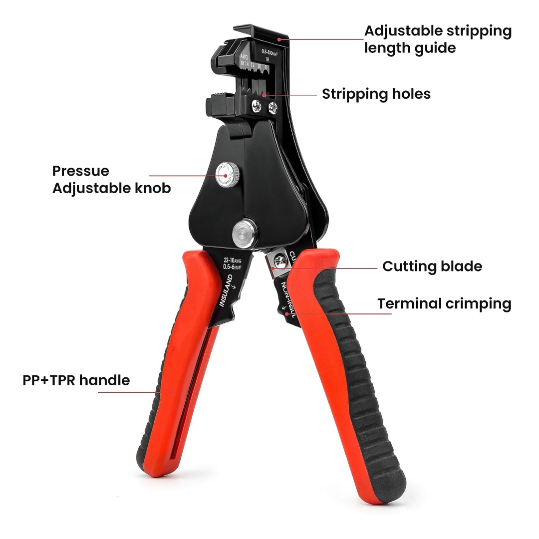 เครื่องปอกสายไฟ/ที่ตัดสายไฟอัต - Automatic Wire Stripper Cutter บทวิจารณ์และราคา