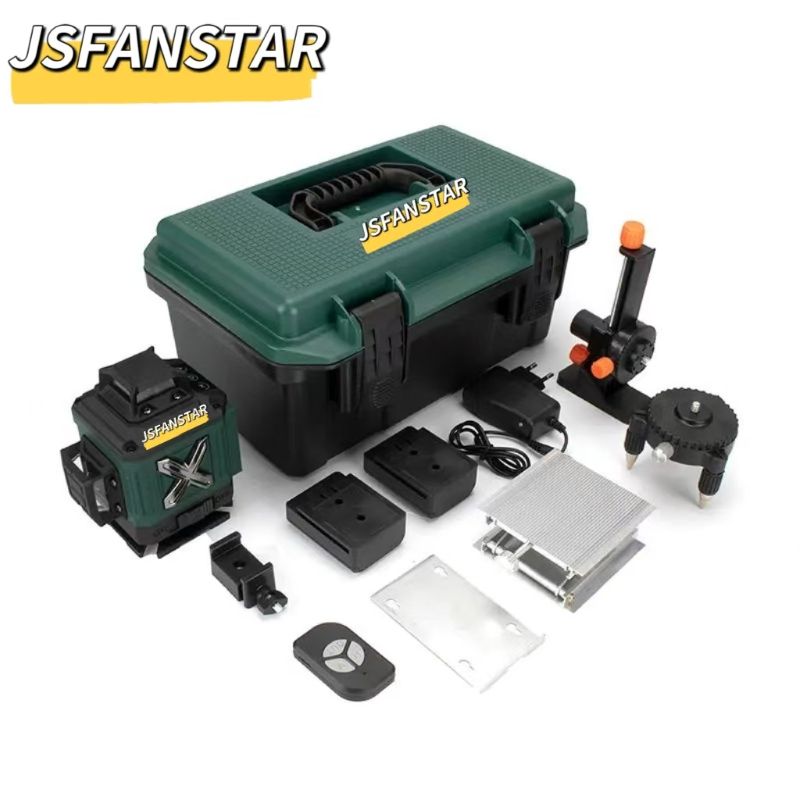 เครื่องมือระดับเลเซอร์ 4 มิติ  - Laser Level 16 Lines 4D Green บทวิจารณ์และราคา