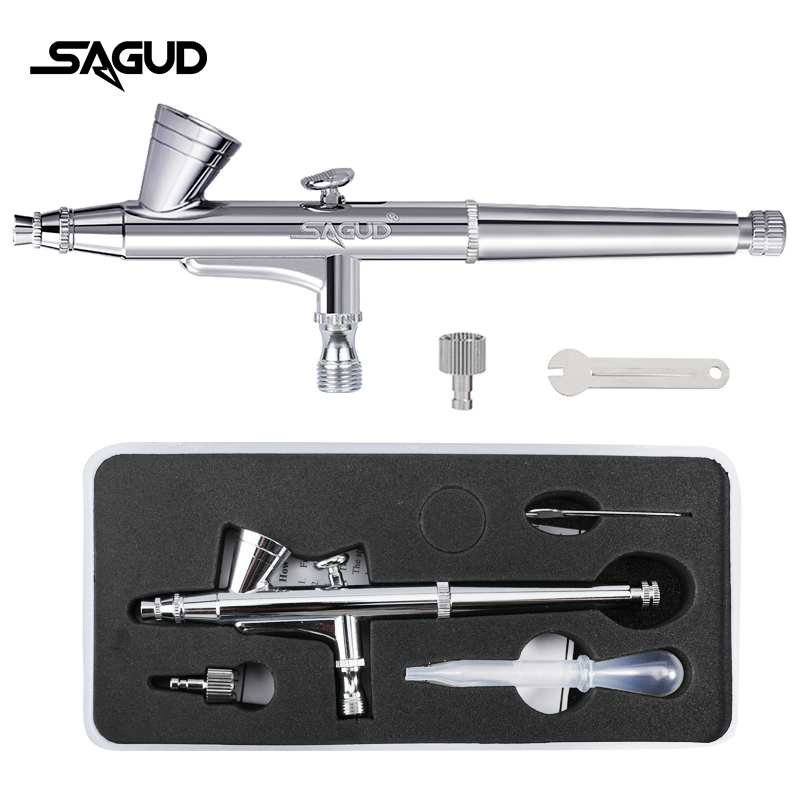 SAGUD Airbrush รุ่น SD-135 0.2 - Airbrush Kit With Mini Compressor บทวิจารณ์และราคา