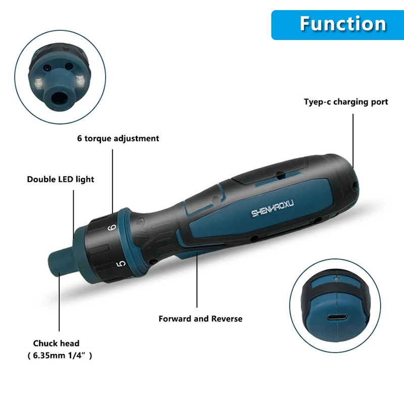 ไขควงไฟฟ้าไร้สายแบบชาร์จไฟได้ม - Electric Screwdriver Rechargeable Usb บทวิจารณ์และราคา
