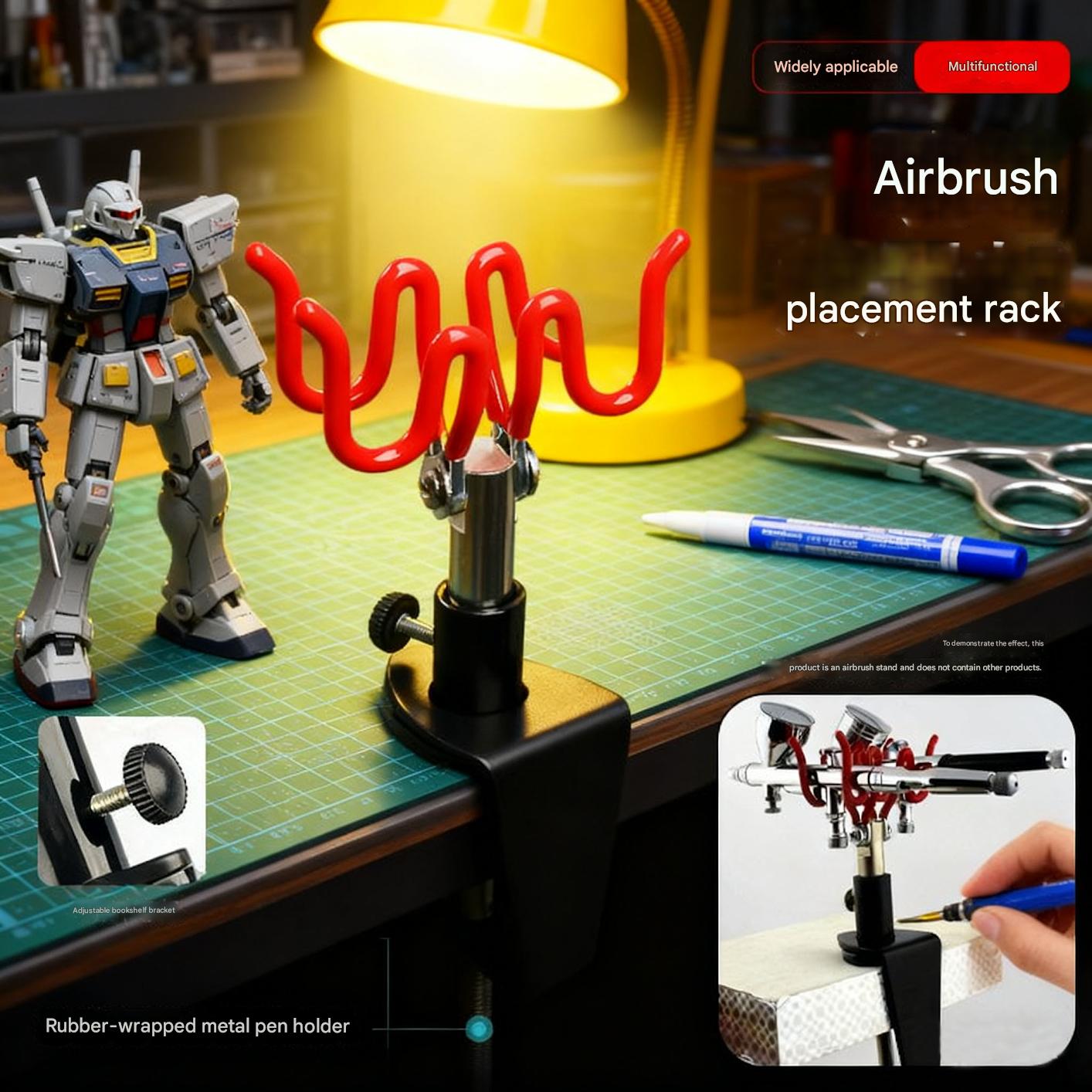 ชุดขาตั้งแอร์บรัชแบบยึดติดด้วย - Airbrush Kit With Mini Compressor บทวิจารณ์และราคา