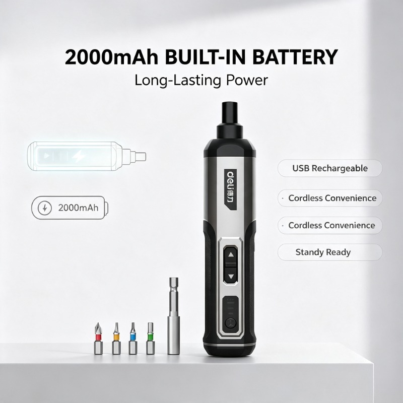 เดลี่ ชุดไขควงไฟฟ้าไร้สาย 4V 3 - Electric Screwdriver Rechargeable Usb บทวิจารณ์และราคา