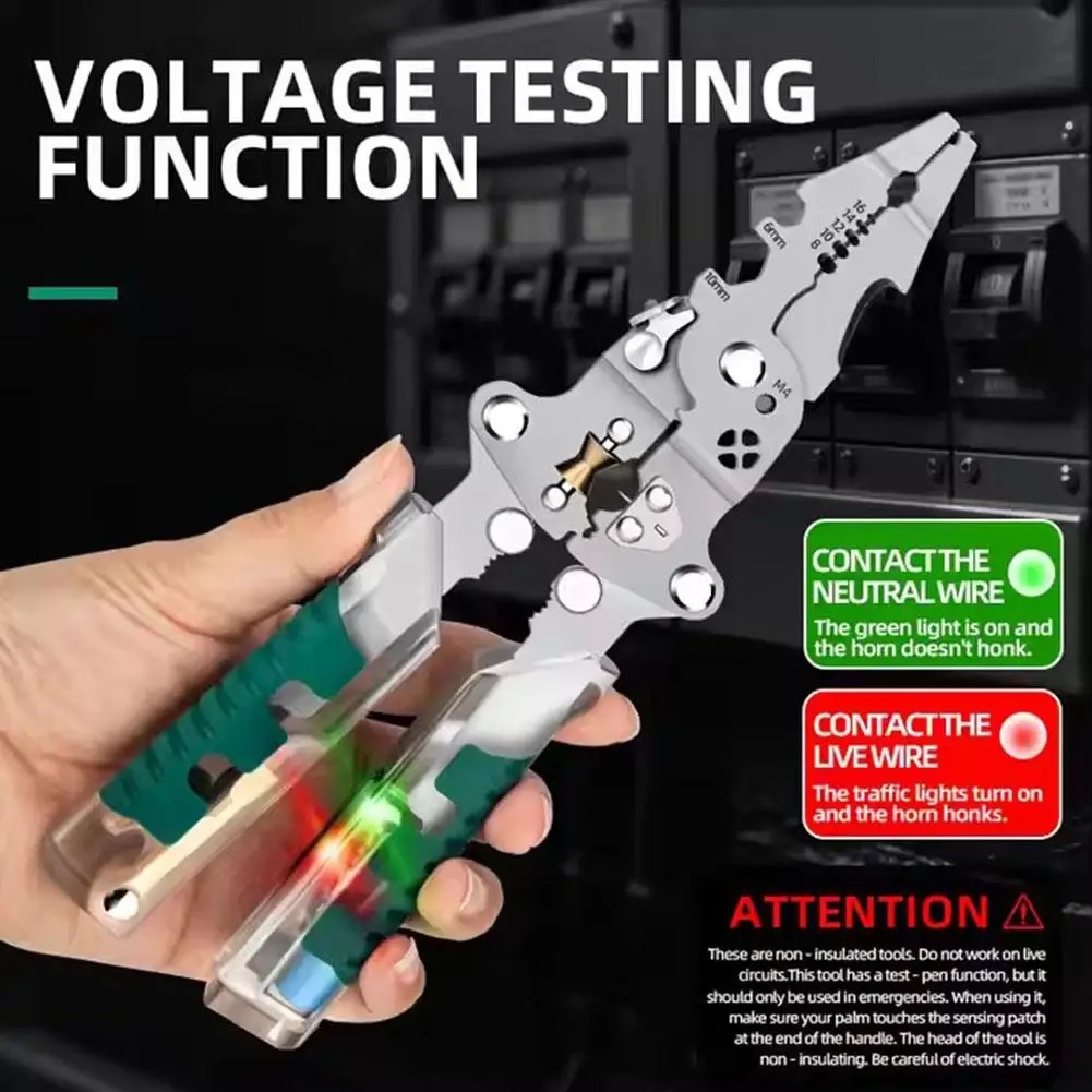 Foldablbe คีมปอกสายไฟการทดสอบแ - Automatic Wire Stripper Cutter บทวิจารณ์และราคา