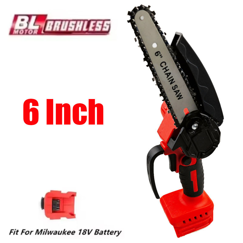 Fit สําหรับ Milwaukee 18V แบตเ - Mini Electric Chainsaw 6 Inch บทวิจารณ์และราคา