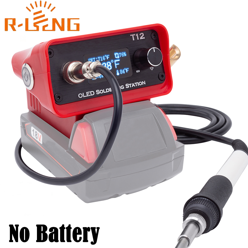 OLED T12 การประสาน สถานีเหล็กป - Digital Soldering Station T12 บทวิจารณ์และราคา