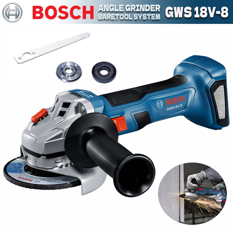 BOSCH GWS 18V-8 เครื่องเจียรมุ - Brushless Angle Grinder Battery Powered บทวิจารณ์และราคา