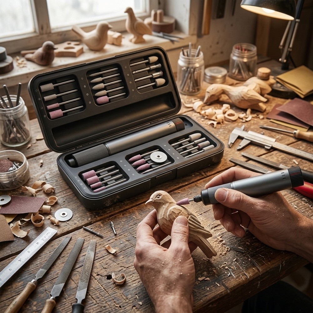 ชุดเครื่องมือโรตารี่ไร้สาย พร้ - Cordless Rotary Tool Kit Accessories บทวิจารณ์และราคา