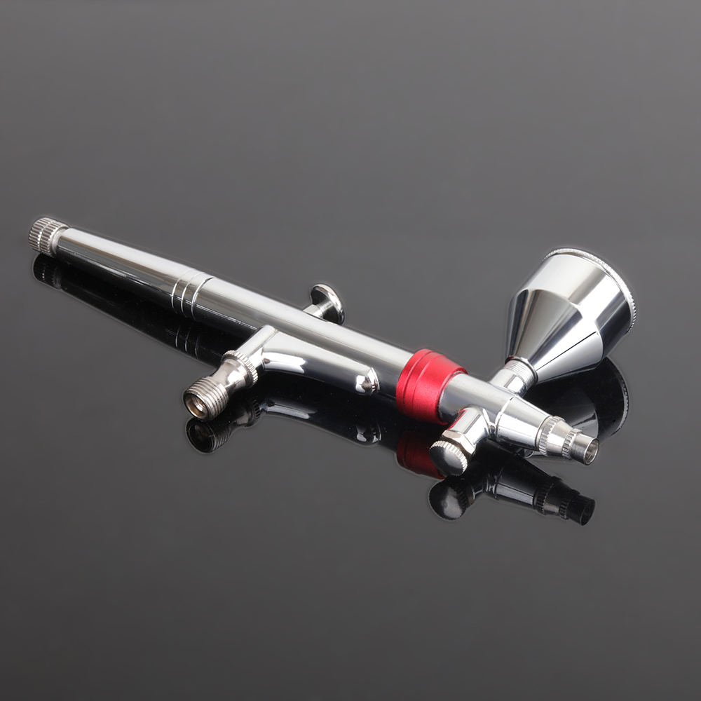 ปากกาพ่นสีระบบโรตารี่แบบสองหัว - Airbrush Kit With Mini Compressor บทวิจารณ์และราคา