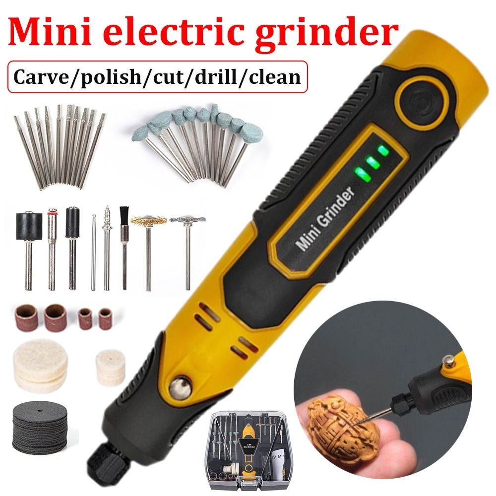 เครื่องเจียรมินิไร้สาย ปรับควา - Cordless Rotary Tool Kit Accessories บทวิจารณ์และราคา
