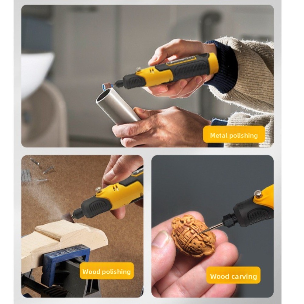 เครื่องเจียรมินิไร้สาย ปรับควา - Cordless Rotary Tool Kit Accessories บทวิจารณ์และราคา