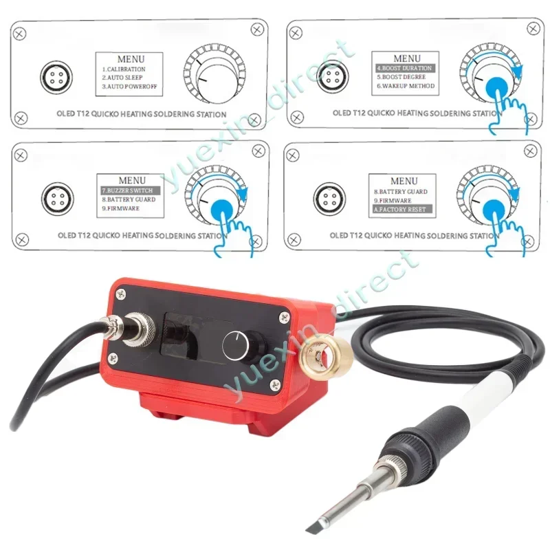 ไฟฟ้าดิจิตอล T12 หัวแร้งบัดกรี - Digital Soldering Station T12 บทวิจารณ์และราคา