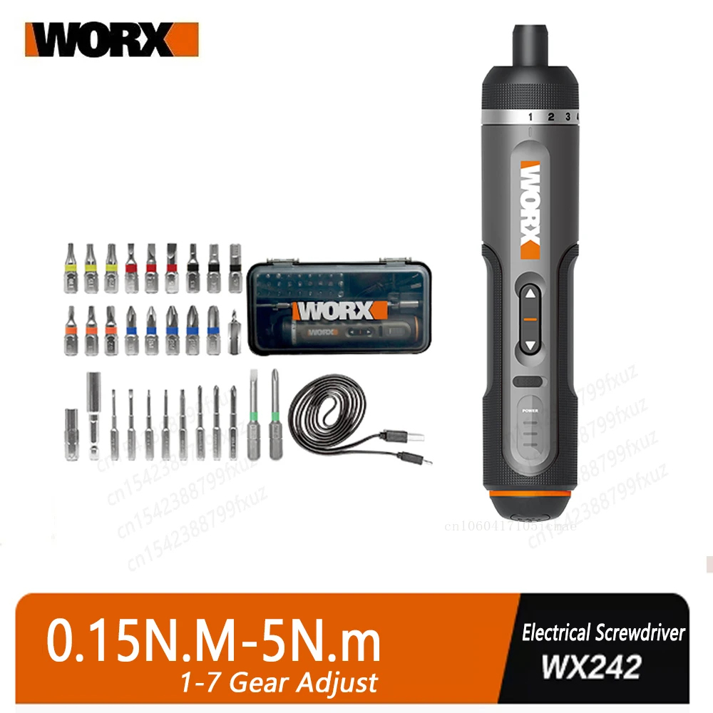 WORX WX242 4V ไขควงไฟฟ้าชุดสมา - Electric Screwdriver Rechargeable Usb บทวิจารณ์และราคา